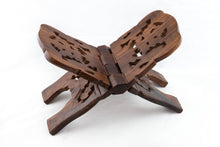 Load image into Gallery viewer, HBS Handcarved wood bible stand.
