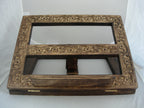 FBS- Handcarved tilting wood book stand