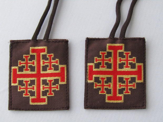 Jerusalem Cross Scapular