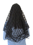 mds - Lace with lace trimmed mantilla #2100