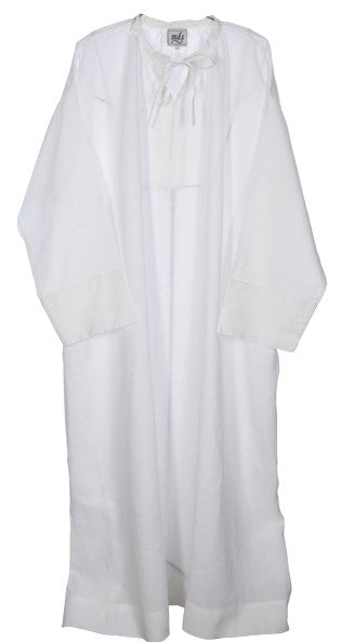 Classic tie Linen Alb #3287