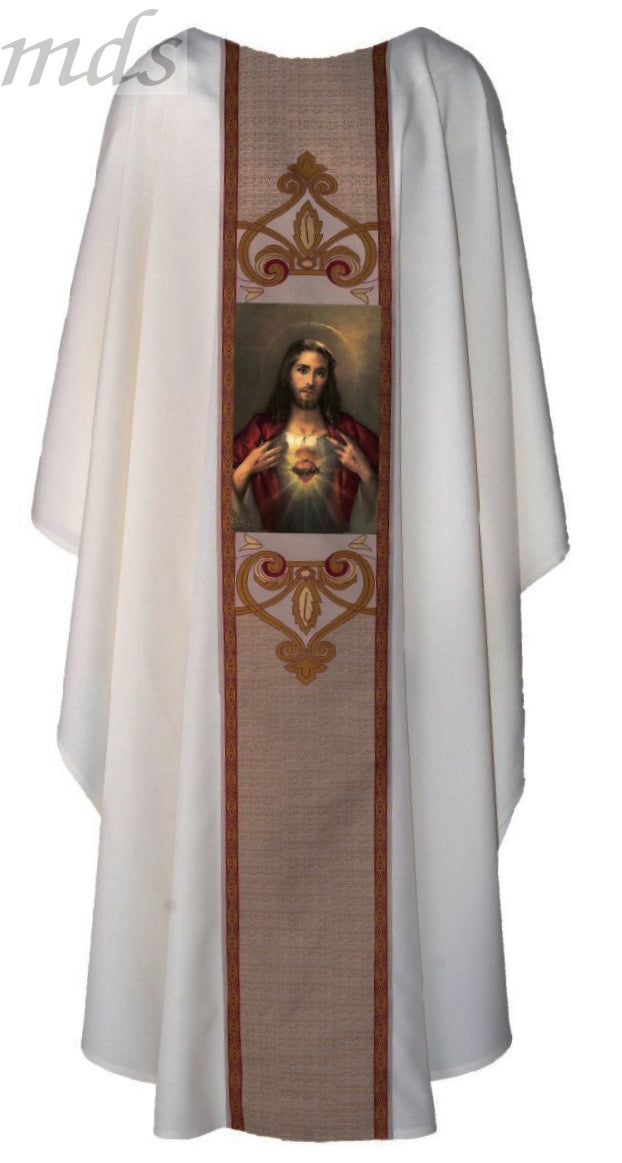 mds #2390    Saints Chasubles with Cromo Designs