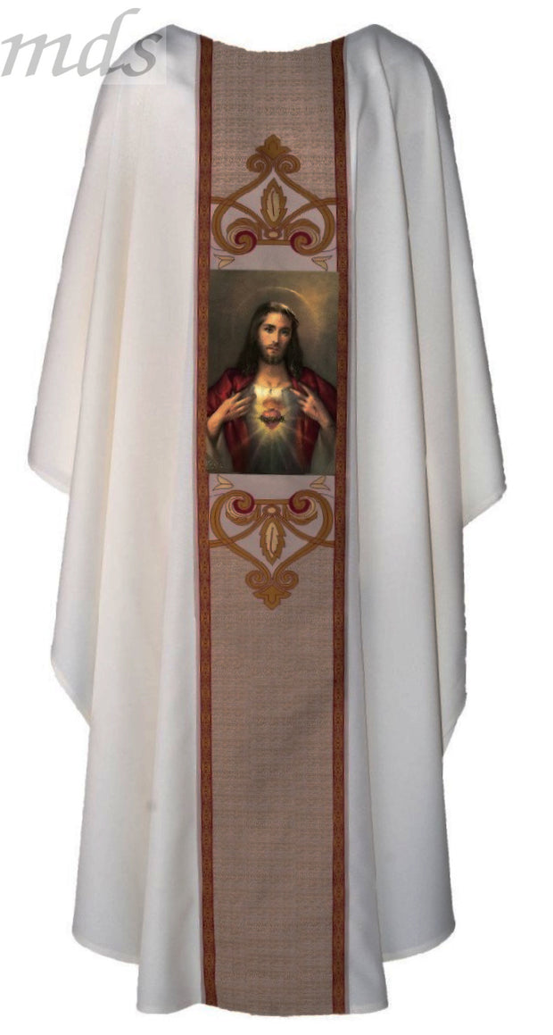 mds #2390    Saints Chasubles with Cromo Designs