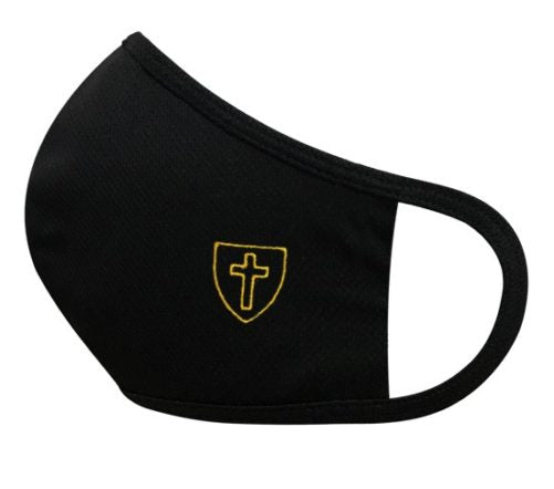 3 Layered washable face mask with Cross design